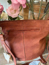 Load image into Gallery viewer, BELLA LEATHER BAG - COGNAC - RUGGED HIDE