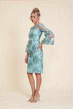 Load image into Gallery viewer, DEMI BELL SLEEVE DRESS - HONEY &amp; BEAU - small sizing go up a size
