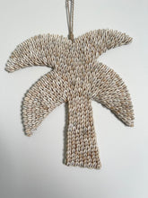 Load image into Gallery viewer, Palm Tree caowry shell wall hanging