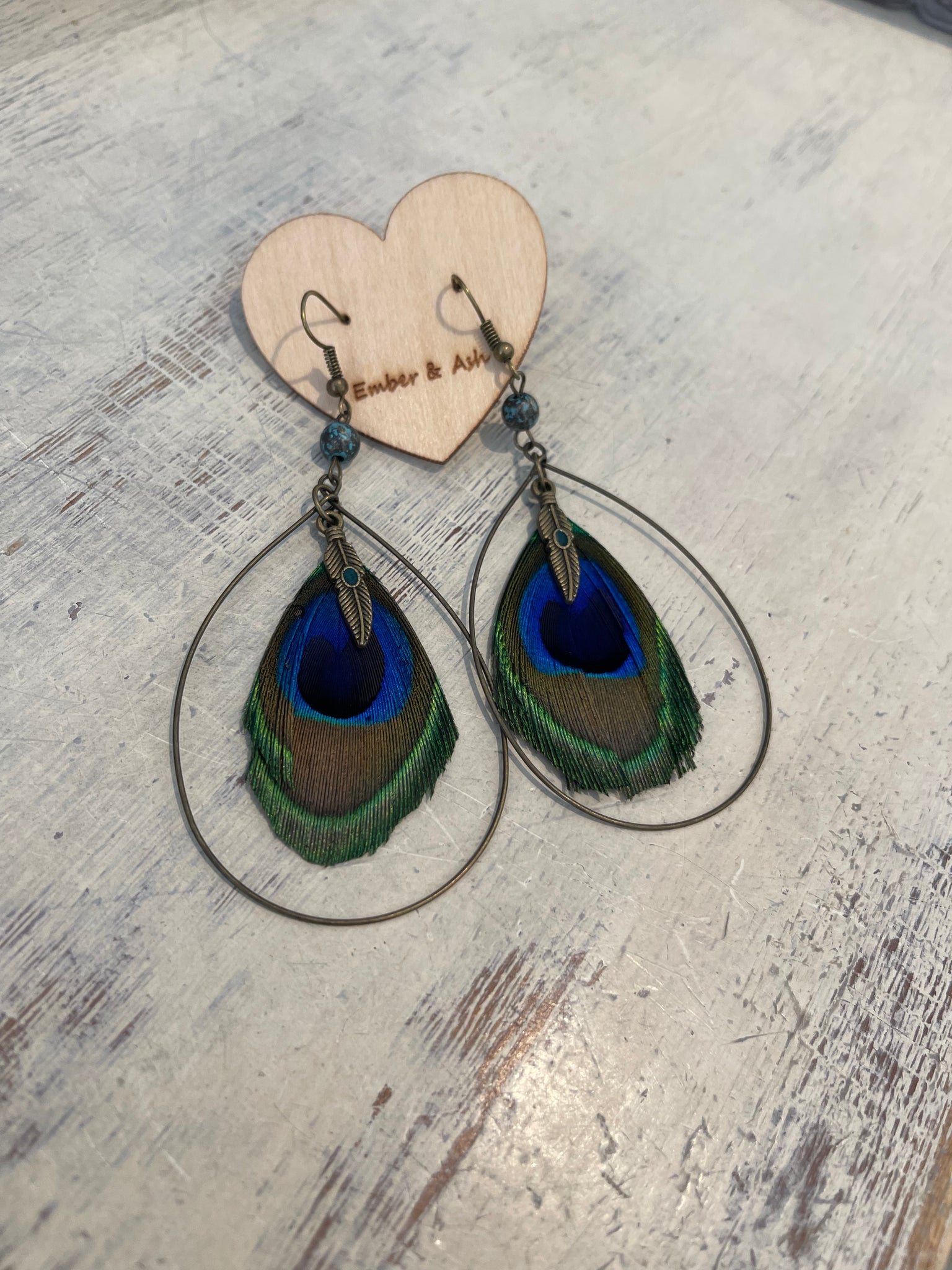 Aggregate 119+ peacock feather earrings online super hot