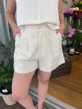 Load image into Gallery viewer, CALI LINEN SHORTS - NATURAL