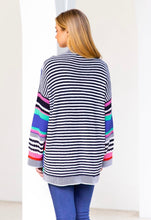 Load image into Gallery viewer, CANDY STRIPE KNIT CARDIGAN - LABEL OF LOVE