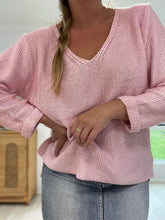 Load image into Gallery viewer, MAYA KNIT JUMPER - LIGHT PINK - SILVER WISHES
