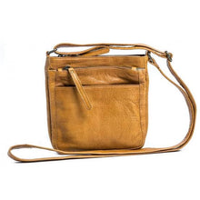 Load image into Gallery viewer, PAM CROSS BODY LEATHER TAN BAG BY RUGGED HIDE