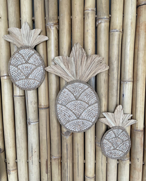 Small Pineapple caowry shell wall hanging
