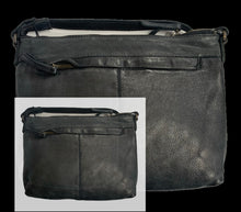 Load image into Gallery viewer, MADDISON BLACK LEATHER HANDBAG BY RUGGED HIDE