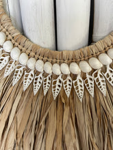Load image into Gallery viewer, Tava shell &amp; seagrass wall hanging display
