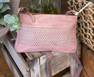 AMINA LEATHER BAG IN LUXOR RUGGED HIDE