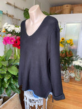 Load image into Gallery viewer, MAYA KNIT JUMPER - BLACK - SILVER WISHES