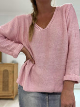 Load image into Gallery viewer, MAYA KNIT JUMPER - LIGHT PINK - SILVER WISHES