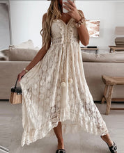 Load image into Gallery viewer, SAVANNA LACE DRESS - BEIGE
