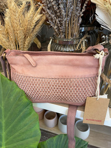 AMINA LEATHER BAG IN LUXOR RUGGED HIDE