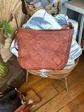 Load image into Gallery viewer, CLAIRE LEATHER BAG - COGNAC - RUGGED HIDE