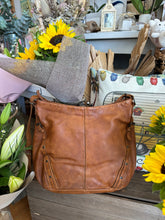 Load image into Gallery viewer, SICILY COGNAC LEATHER BAG - RUGGED HIDE